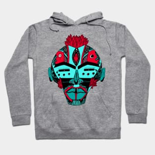 Turqred African Mask 4 Hoodie